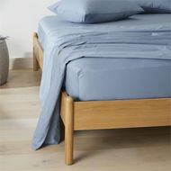 Detailed information about the product Adairs Blue King Worlds Softest Cotton Bluestone Sheet Set