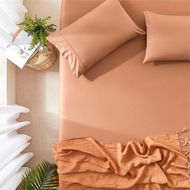 Detailed information about the product Adairs Worlds Softest Cotton Clay Fitted Sheet Separates (Clay King Extra Depth)