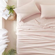 Detailed information about the product Adairs Worlds Softest Cotton Crystal Pink Sheet Set (Pink King Extra Depth)