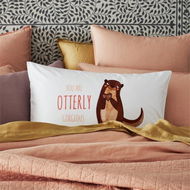 Detailed information about the product Adairs White Pillowcase You Are Otterly Gorgeous