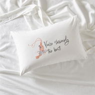 Detailed information about the product Adairs White Pillowcase Youre Shrimply the Best Text