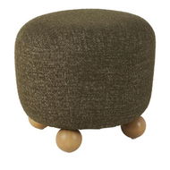 Detailed information about the product Adairs Zeus Moss Ottoman - Green (Green Ottoman)