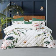 Detailed information about the product Adairs White Super King Bianca Indi Comforter Set