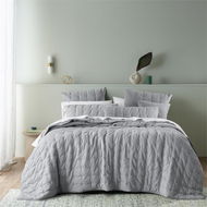 Detailed information about the product Adairs Grey Bianca Langston Silver European Pillowcase Each Comforter Set Separates