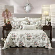 Detailed information about the product Bianca Rosedale Bedspread Double Multi Bedspread - White By Adairs (White Double)