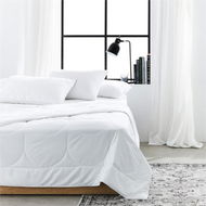 Detailed information about the product Downtime Bamboo Quilt - White By Adairs (White King)