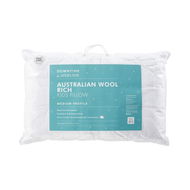 Detailed information about the product Downtime Kids Australian Wool Rich Pillow By Adairs (Low Profile)