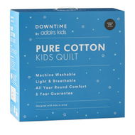 Detailed information about the product Adairs White Downtime Kids Pure Cotton Cot Quilt