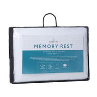 Detailed information about the product Adairs White Medium Profile Memory Rest Pillow