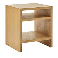 Detailed information about the product Adairs Natural Franco Oak Bedside Table