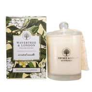 Detailed information about the product Wavertree & London Soap Bar Range 360g Frangipani & Gardenia Candle - White By Adairs (White Candle)