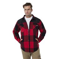 Detailed information about the product Caterpillar Block Insulated Shirt Jacket Mens Black/Red Hot Plaid
