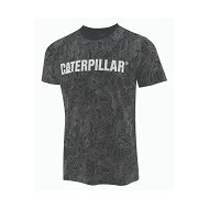 Detailed information about the product Caterpillar Caterpillar Logo Tee Mens Topo Aop-Pitch Black