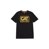 Detailed information about the product Caterpillar Diesel Power Tee Mens Black-Yellow