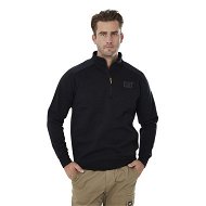 Detailed information about the product Caterpillar Essential 1/4 Zip Sweatshirt Mens Black
