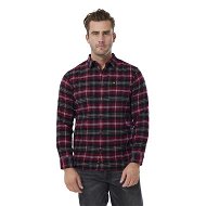 Detailed information about the product Caterpillar Foundation Flannel Shirt Mens Carmenere-Pitch Black