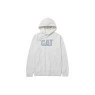 Detailed information about the product Caterpillar Foundation Hooded Sweatshirt Mens Light Heather Grey/Limestone