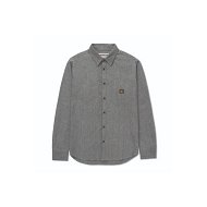 Detailed information about the product Caterpillar Oxford Relaxed Shirt Mens Concrete Stone