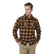 Detailed information about the product Caterpillar Plaid Shirt Mens Golden Brown/Black
