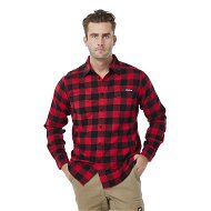 Detailed information about the product Caterpillar Plaid Shirt Mens Red/Black