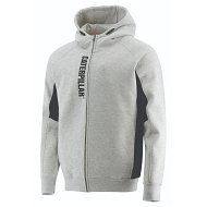 Detailed information about the product Caterpillar Thompson Full Zip Hoodie Mens Light Heather Grey