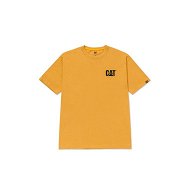 Detailed information about the product Caterpillar Trademark Tee Mens Mustard Yellow Heather