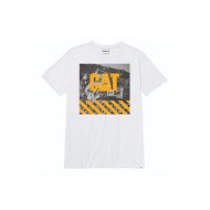 Detailed information about the product Caterpillar Workwear Heritage Graphic Tee 5 Unisex White