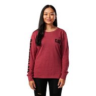 Detailed information about the product Womens Trademark Banner L/S Tee by Caterpillar