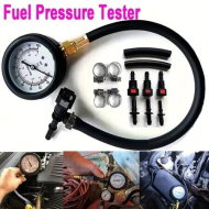 Detailed information about the product 0-100Psi Fuel Pressure Test Kit,Injection Pump Tester Gauge Set For Car Motorcycle Truck,Automotive Engine Diagnostic Tools