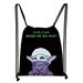 02-Baby Yoda Cartoon Universe Drawstring Bag,Sports Backpack, Fitness Backpack, Waterproof, Large Capacity, Foldable, Small. Available at Crazy Sales for $2.99