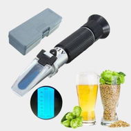 Detailed information about the product 0-32% Brix Wort Specific Gravity Refractometer Fruit Juice Beer Wine Sugar Test.