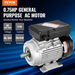 0.55KW Electric Motor 1400 rpm AC 220~240V 4.5A 80 B34 Frame Air Compressor Motor Single Phase 19mm Keyed Shaft CW/CCW Rotation. Available at Crazy Sales for $299.96