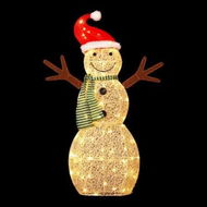 Detailed information about the product 0.97M Christmas Lights Snowman 80 LED Decorations Jingle Jollys