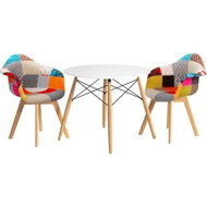 Detailed information about the product 1 Artiss Dining Table and 2 Chairs Set DSW 90cm