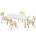 1 Keezi Kids Table and 4 Chairs Set Graffiti. Available at Crazy Sales for $169.95