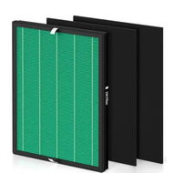 Detailed information about the product 1 Pack 150 True HEPA Replacement Filter Set for Coway Airmega 150 Air Purifi er with 2 Activated Carbon Filters, Part Number AP-1019C-FP