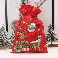 Detailed information about the product 1 Pack Christmas Santa Sack Large Christmas Gift Bag, Reusable Santa Drawstring Gift Bags for Christmas Party