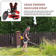 Detailed information about the product 1 Pack Comfort Double Shoulder Harness Trimmer Strap - Reduce Strain and Fatigue While Trimming