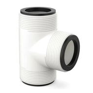 Detailed information about the product 1 Pack Pool Hose Connector Replacement for Intex and Coleman, 1.5 inch Pool Hose T Connector Fits Filter Pumps, Threaded Hose Connections