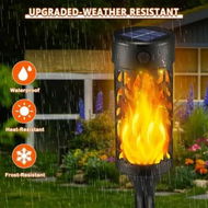 Detailed information about the product 1 Pack Solar Torch with Flickering Flame Waterproof, Solar Powered Garden Lights, LED Flame Pathway Torches Lights for Yard, Patio