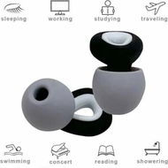 Detailed information about the product 1 Pair Noise-Cancelling Ear Plugs for Restful Sleep, Soft & comfortable design for all-night wear