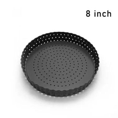 1 PCS 8 Inch Movable Bottom Baking Pan Pizza Pan NonStick Coating Movable Pan Mold Chrysanthemum Pie Pan Tart Pan Pizza Pan