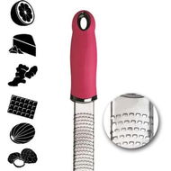 Detailed information about the product 1 PCS Red Classic Series Citrus Zester Stainless Steel Grater