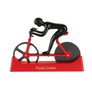 Detailed information about the product 1 Piece Red Tour de Pizza Bicycle Pizza Cutter - Dual Stainless Steel Wheels Funny Kitchen Gadget Unique Elephant Gift