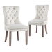 1 Set of 2 Artiss Dining Chairs Beige Velvet. Available at Crazy Sales for $269.95