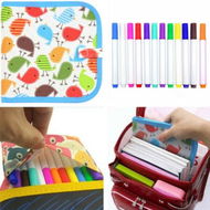 Detailed information about the product 1 Set Portable Soft Chalk Drawing Board Baby DIY Drawing Book Coloring Book With Water Chalk Kid Painting Blackboard