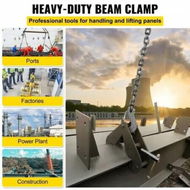 Detailed information about the product 1 Ton Beam Clamp 1000KGS Beam Lifting Clamp HD Beam Hangers in Black