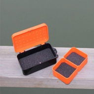 Detailed information about the product 10 * 6 * 3.2 Cm Earthworm Worm Bait Lure Fishing Tackle Box 2 Compartments Plastic.