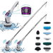 10 in 1 Electric Spin Scrubber with 10 Replaceable Brushes Spin Brush for Cleaning Upgraded Battery Electric Scrubber Shower Scrubber with Long Han. Available at Crazy Sales for $49.99