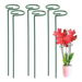 10 Pack 16-Inch Plant Support Stakes Metal Garden Single Stem Cage Support Ring For Amaryllis Peony Orchid Rose Tomato Plants. Available at Crazy Sales for $24.95